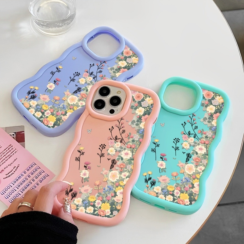 Phone Cases Xr Iphone - Flowers Pattern Phone Case For iPhone