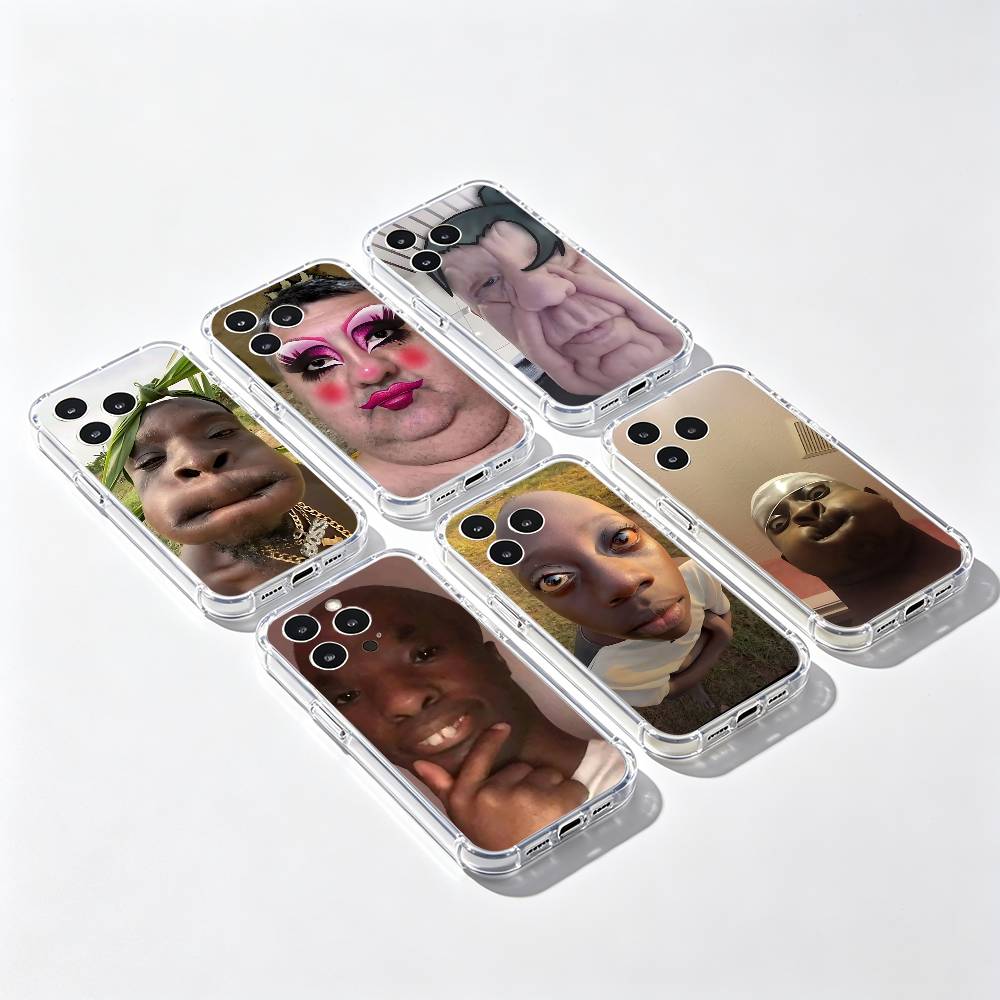 Phone Cases Ugly - Ugly Man Funny Phone Case Transparent
