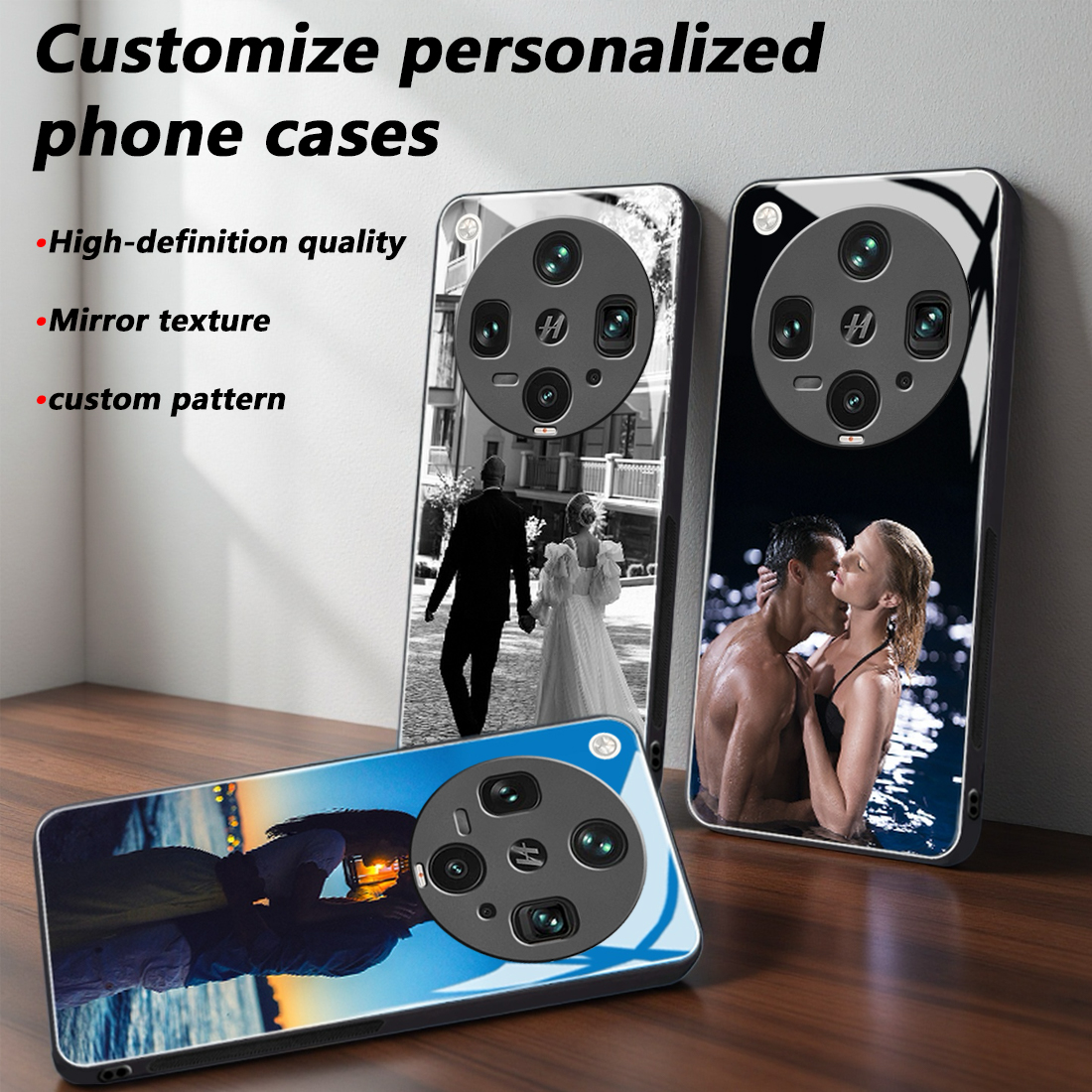 Phone Cases Customized - Custom Photo Mirror Glass Phone Case