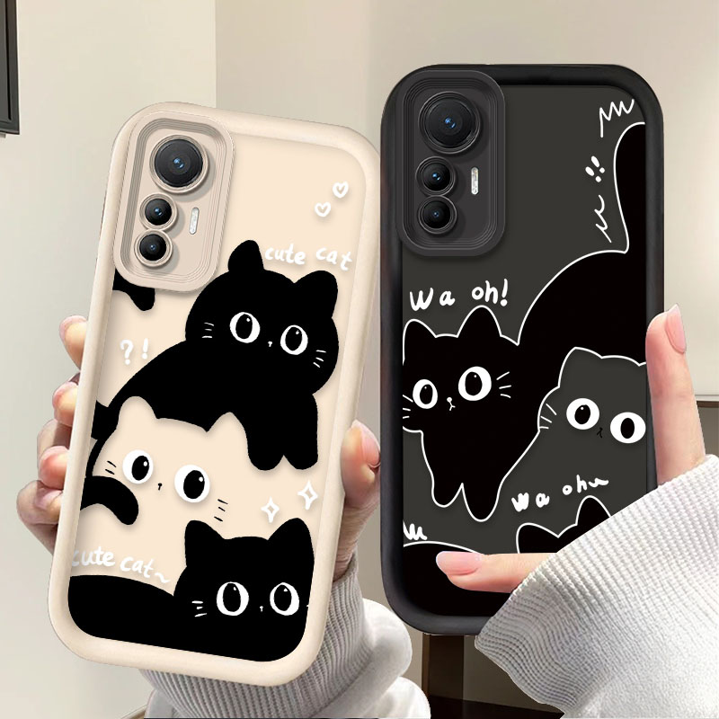 Phone Cases Black - Lovely Black Cat Phone Case For