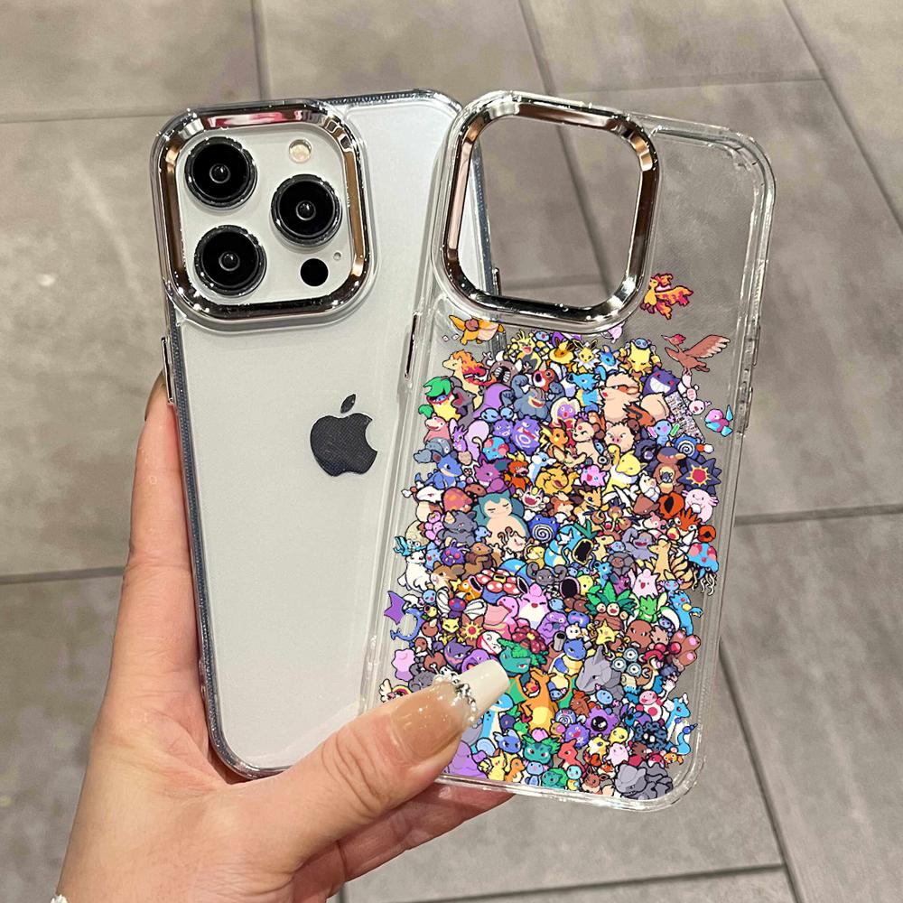 Phone Cases Transparent - Cute Cartoon P-Pokemon Collection Phone Case