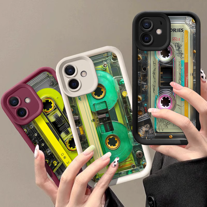 Phone Cases Drop Proof - Unique Cassette Tape Creative Phone Case