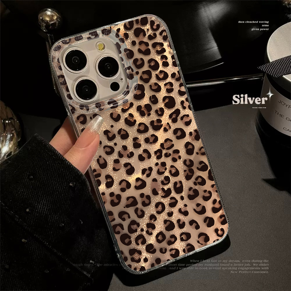 Phone Cases Silicone - Modern Leopard Phone Case For Samsung