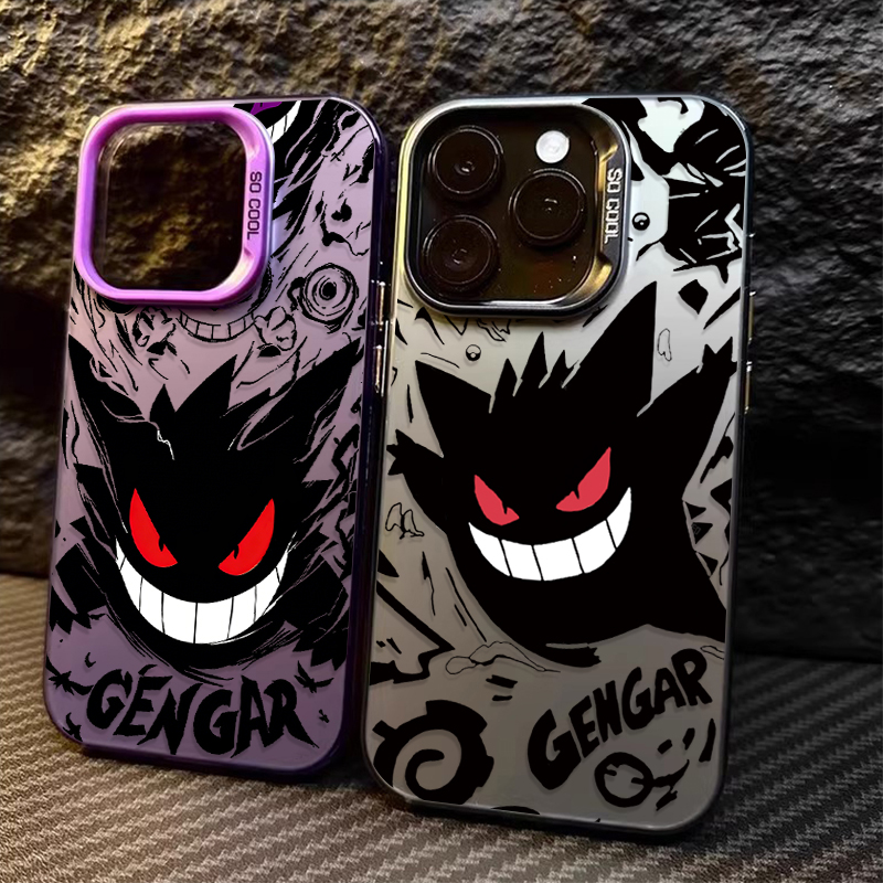 Phone Cases Xr Iphone - Cartoon P-Pokemon Gengar Plating Phone Case