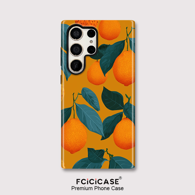 Phone Cases Orange - Fcicicase S26 Ultra Matte Shockproof Phone