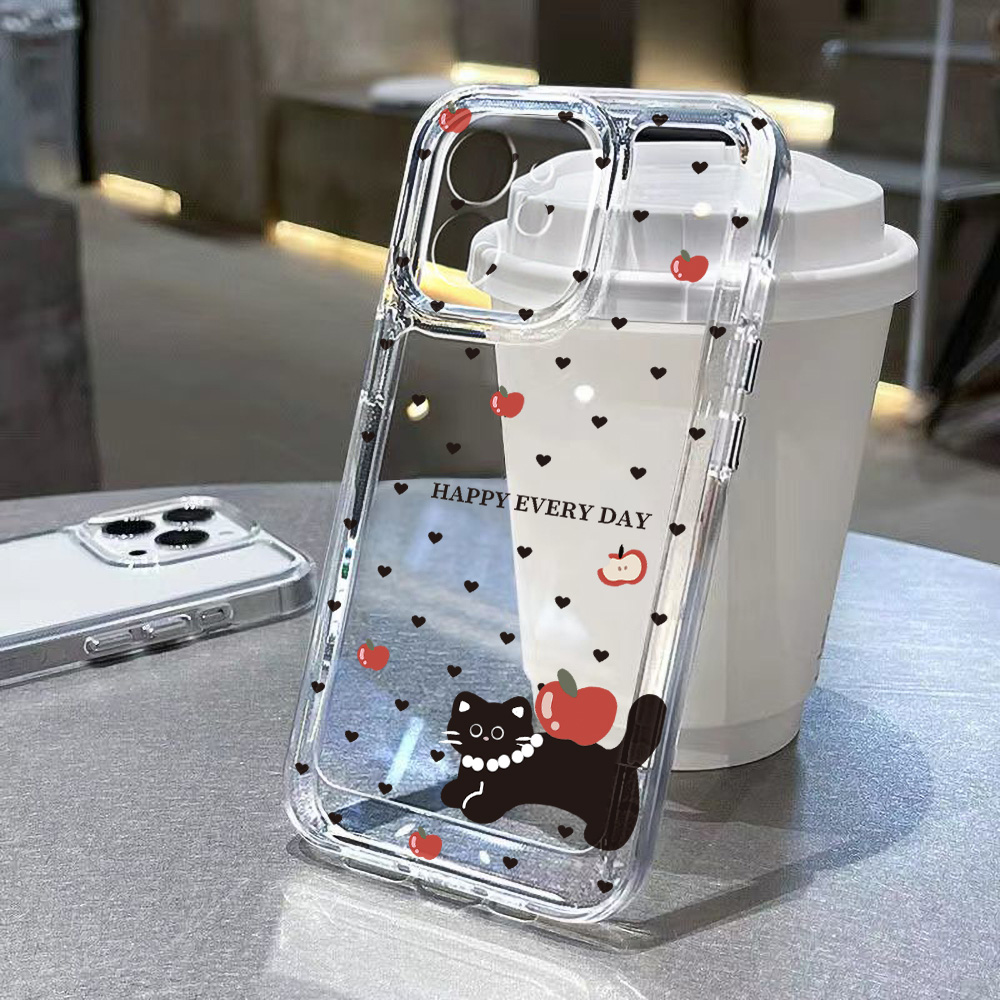 Phone Cases Black - Cute Black Cat Phone Case For