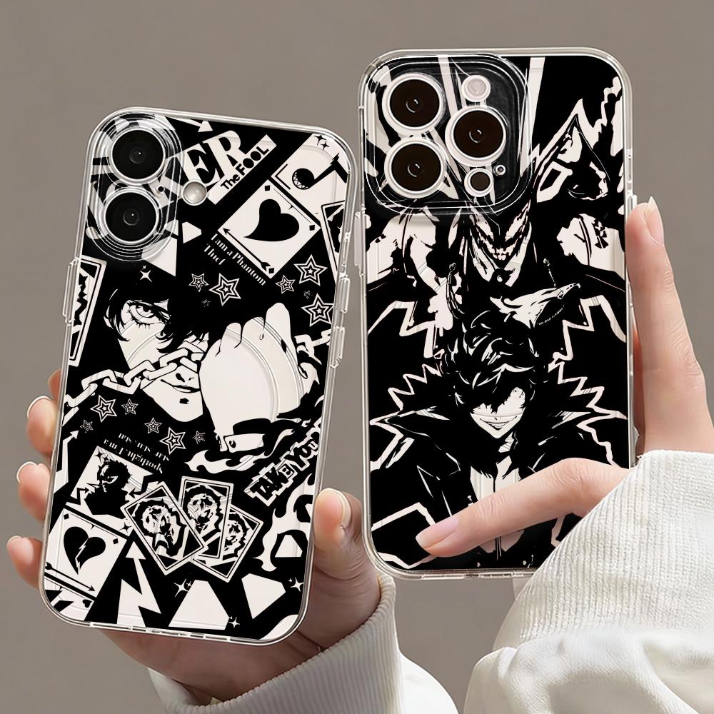 Phone Cases Transparent - Game P-Persona 5 Phone Case Magnetic