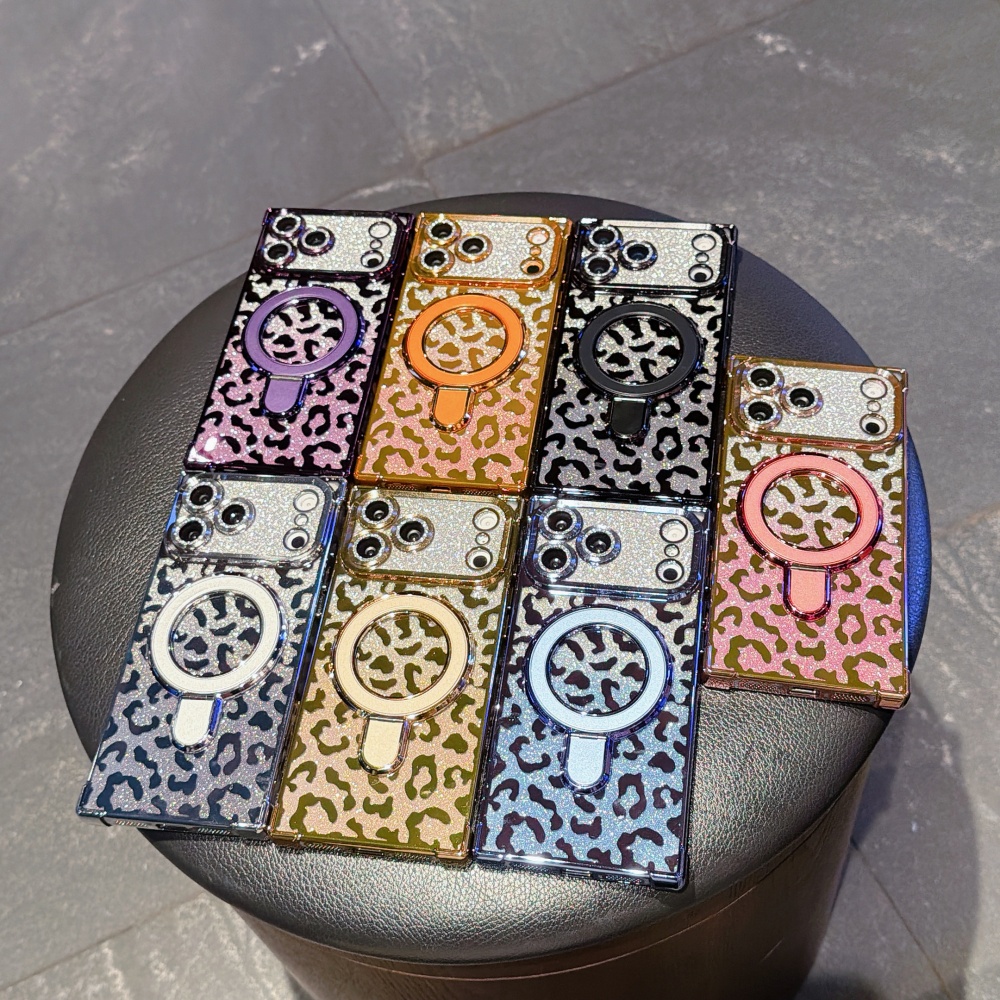 Luxury Plated Leopard Print Gl - Glitter Shockproof Case ulasan dan harga