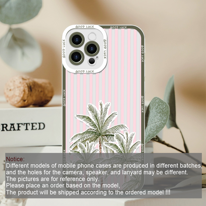Summer Palm Coconut Tree Strip - Phone Cases Silicone ulasan dan harga