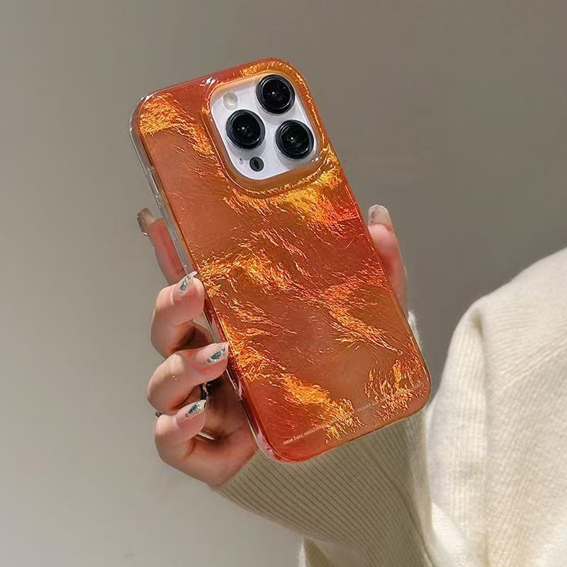 INS Orange Gradient Vortex Pat - Phone Cases Orange ulasan dan harga