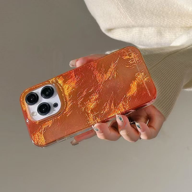 INS Orange Gradient Vortex Pat - Phone Cases Orange ulasan dan harga