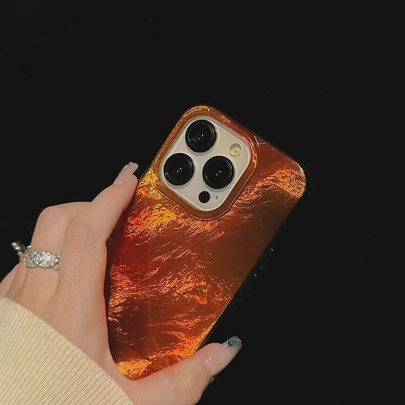 INS Orange Gradient Vortex Pat - Phone Cases Orange ulasan dan harga