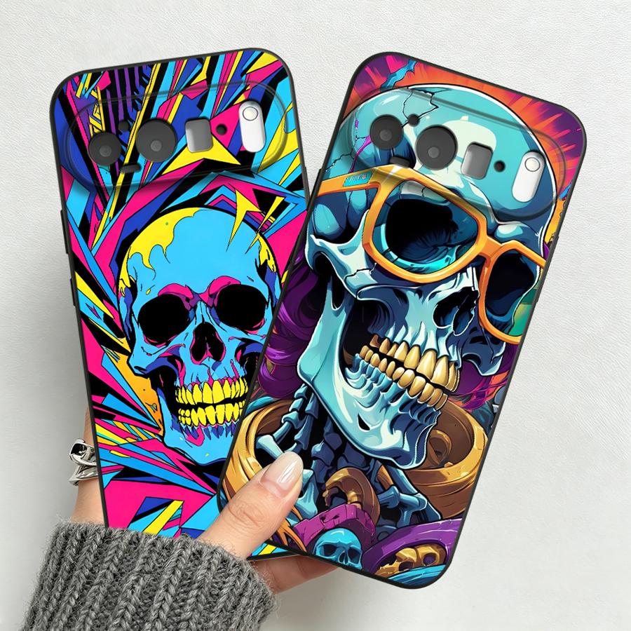 Neon Pop Art Skull Case for Go - Phone Cases Google Pixel 10 Pro ulasan dan harga