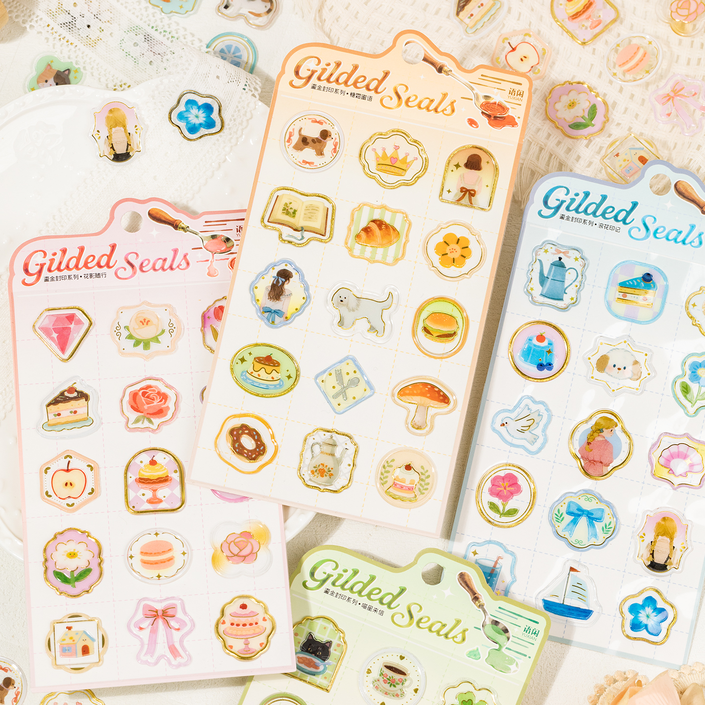 4 Style Gilded Seal Series Fir - Phone Cases Junk ulasan dan harga