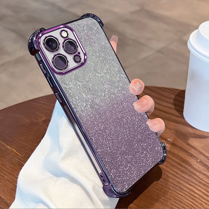 Glitter Plating Protective Cov - Glitter Shockproof Case ulasan dan harga