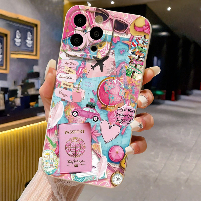Travel Plane Printed Matte Ant - Phone Cases Xr Iphone ulasan dan harga