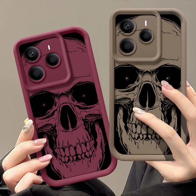 Cool Black Skull Print Phone C - Phone Cases Black ulasan dan harga