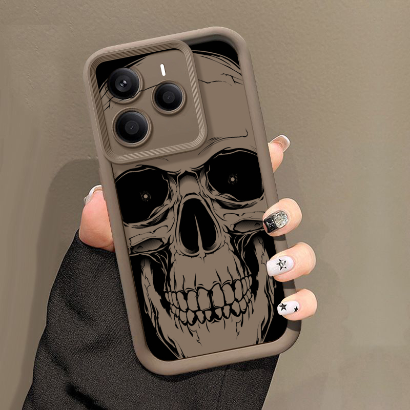 Cool Black Skull Print Phone C - Phone Cases Black ulasan dan harga