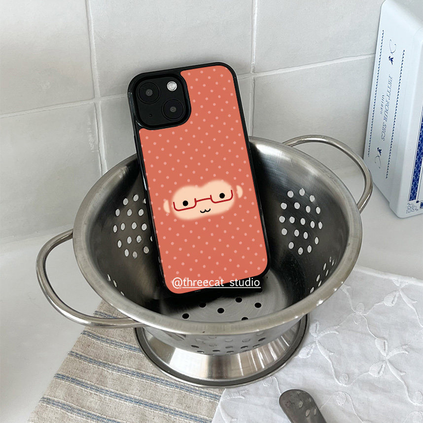 Korean Ins Cute Orange Polka D - Phone Cases Orange ulasan dan harga