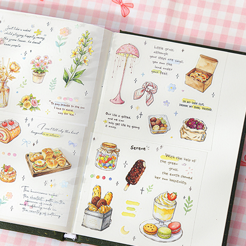 Vintage Cute Pre-Cut Food & Fl - Phone Cases Junk ulasan dan harga