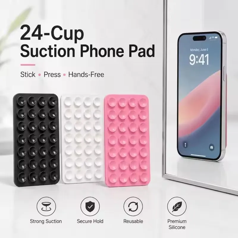 Silicone Wall Suction Cup Brac - Phone Cases Silicone ulasan dan harga