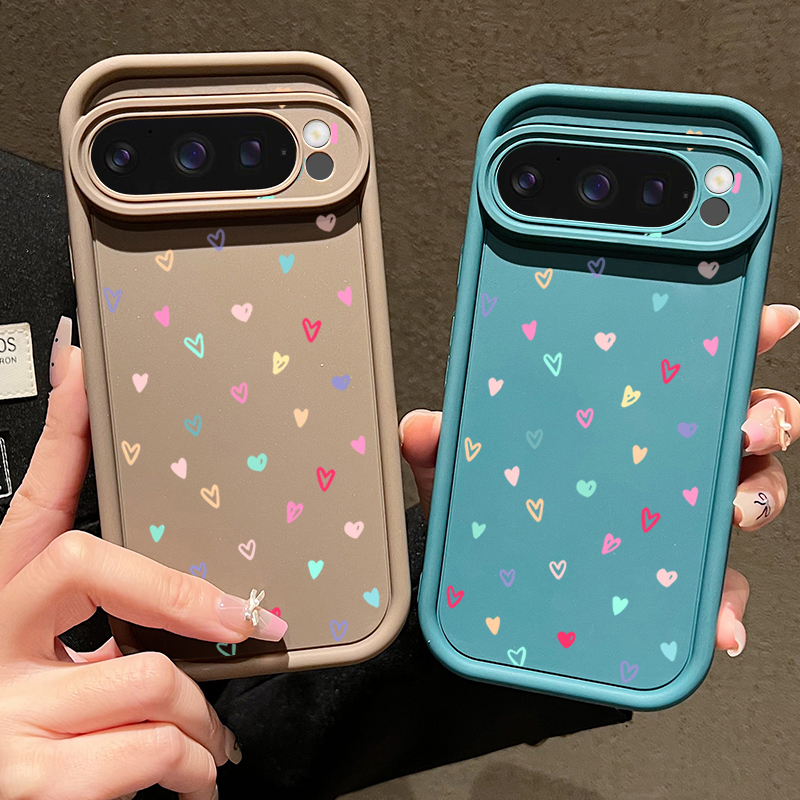 Colorful Little Hearts Soft Ca - Phone Cases Google Pixel 10 Pro ulasan dan harga