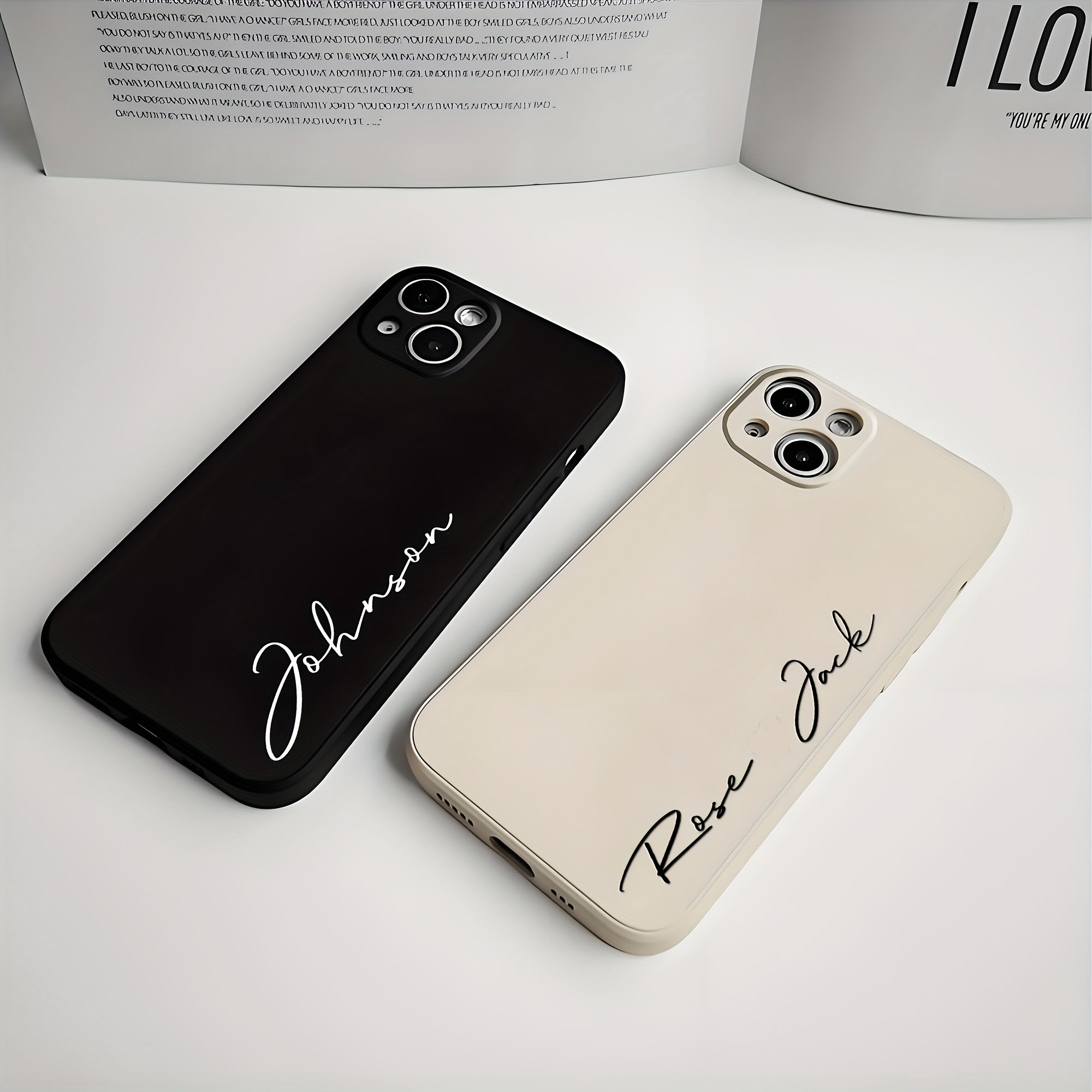 Customized Text Case For iPhon - Phone Cases Customized ulasan dan harga