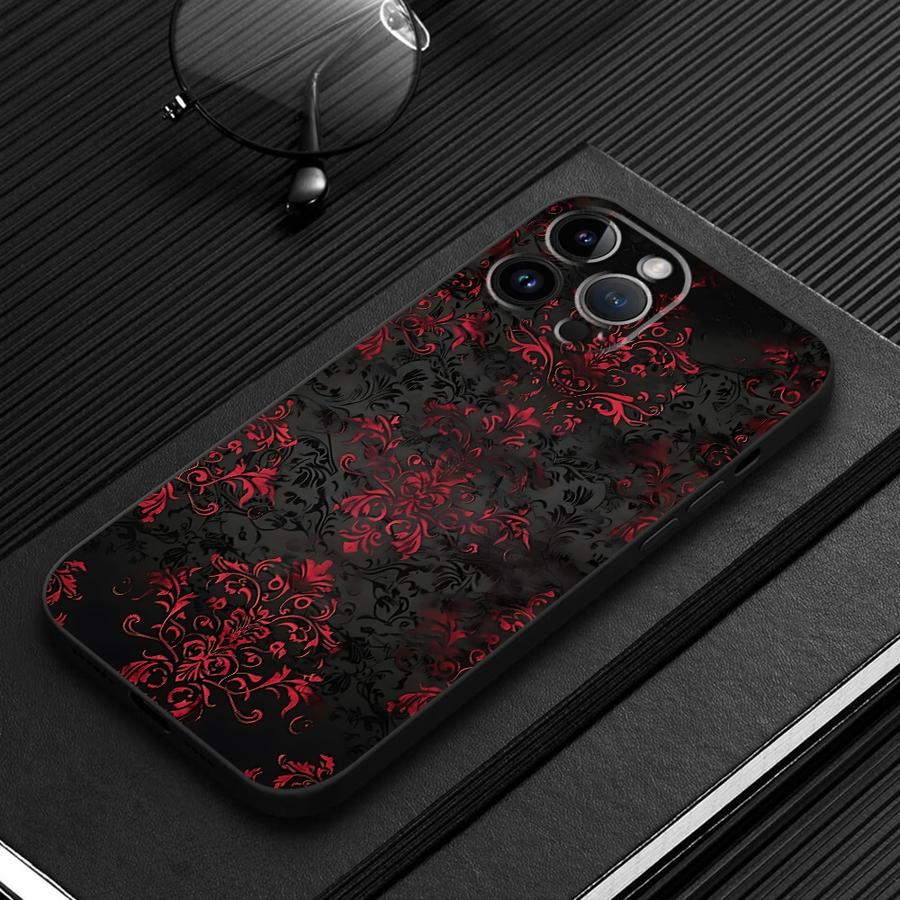 Black And Red Sexy Lace Phone  - Phone Cases Xr Iphone ulasan dan harga