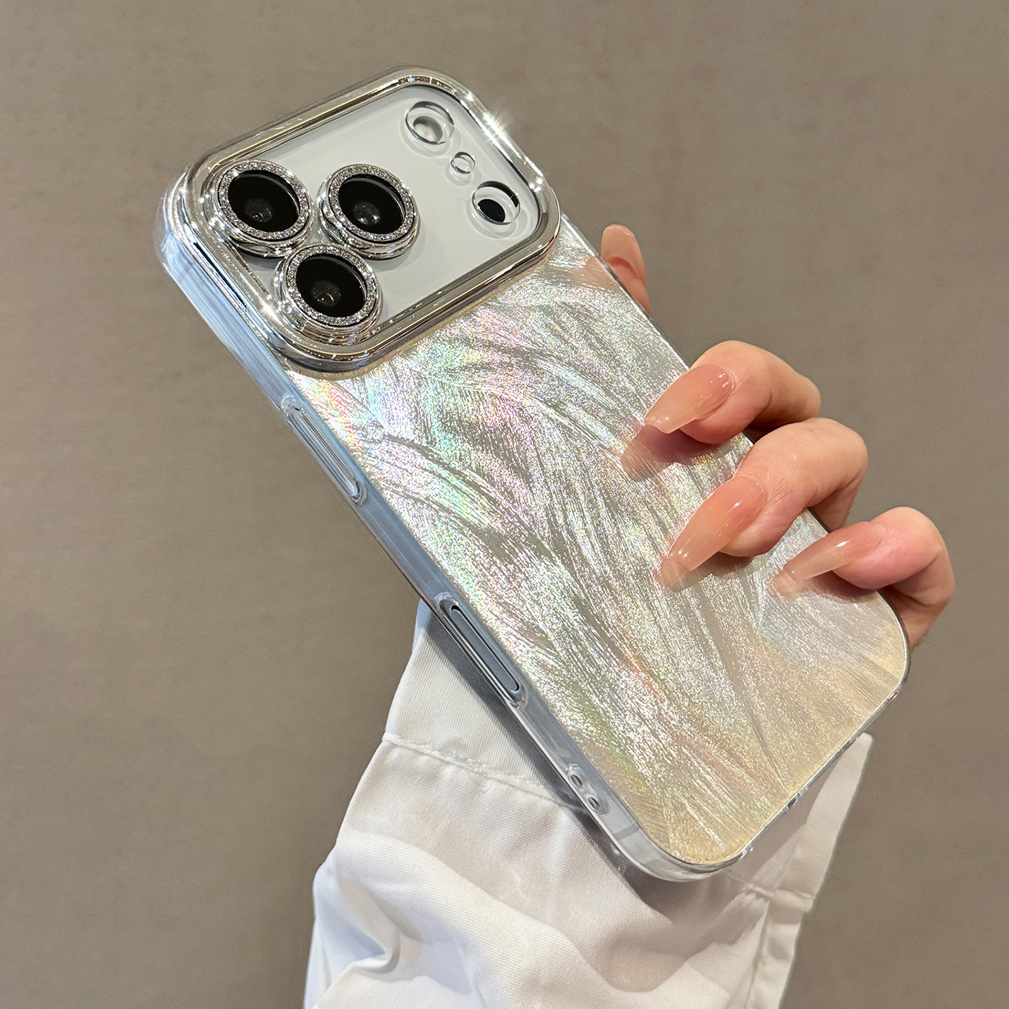Luxury Glitter Laser Phone Cas - Glitter Shockproof Case ulasan dan harga