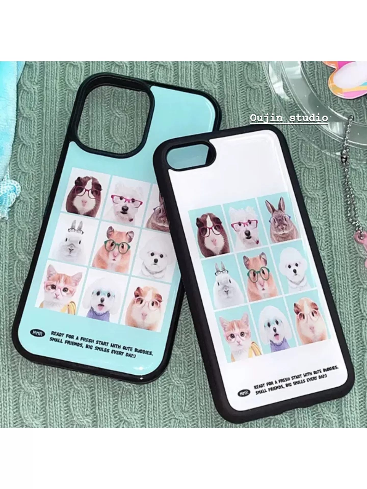 Korean Cute Animal Head Sticke - Phone Cases Drop Proof ulasan dan harga