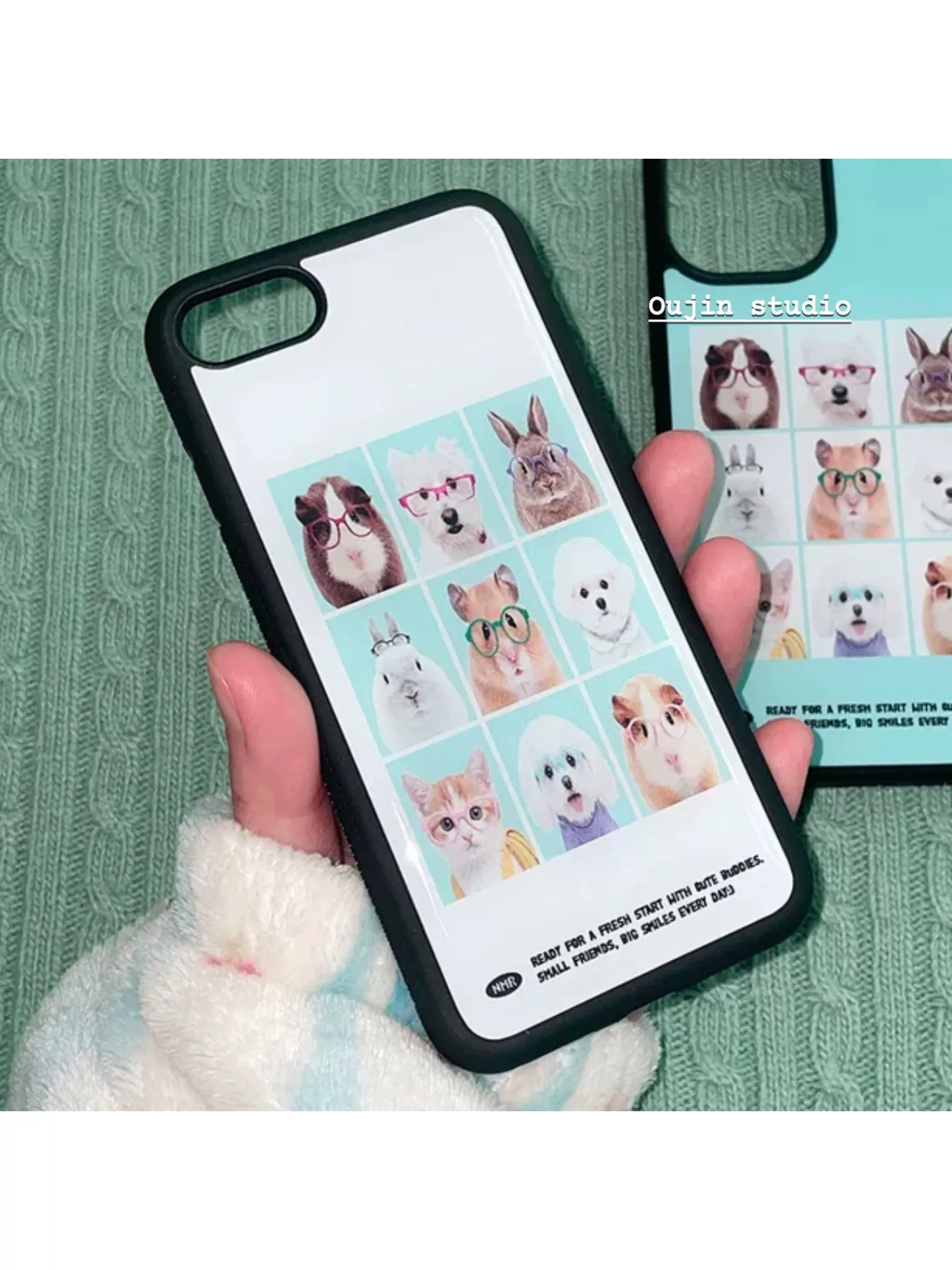 Korean Cute Animal Head Sticke - Phone Cases Drop Proof ulasan dan harga
