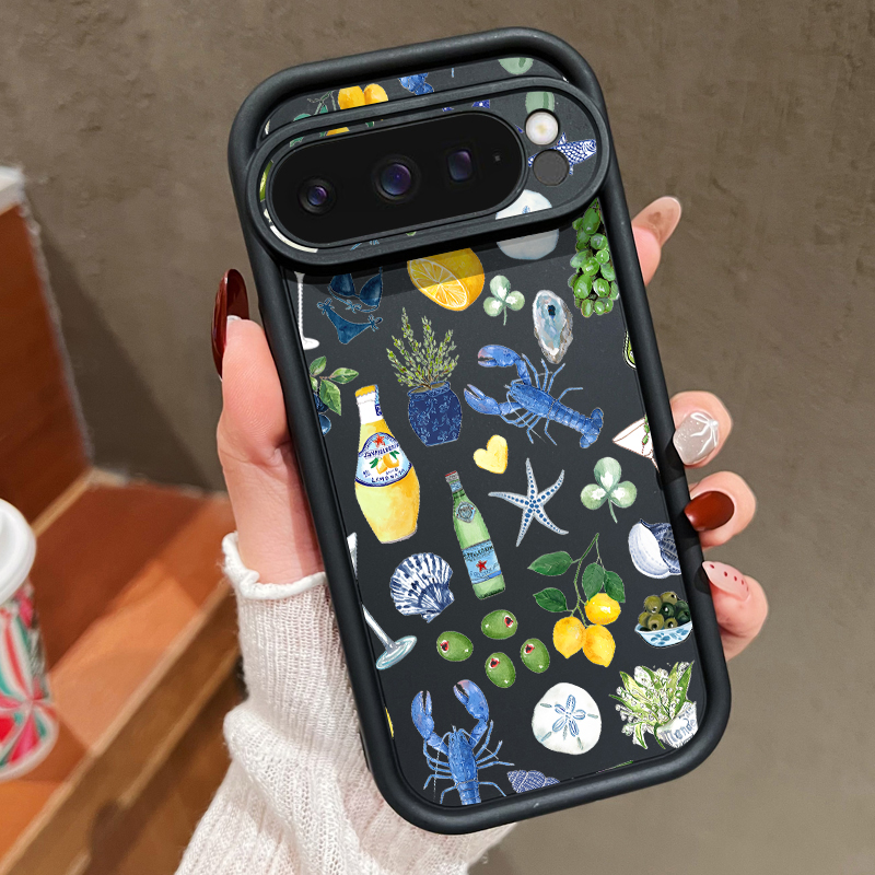 Ocean Whale Patterned TPU Phon - Phone Cases Google Pixel 10 Pro ulasan dan harga