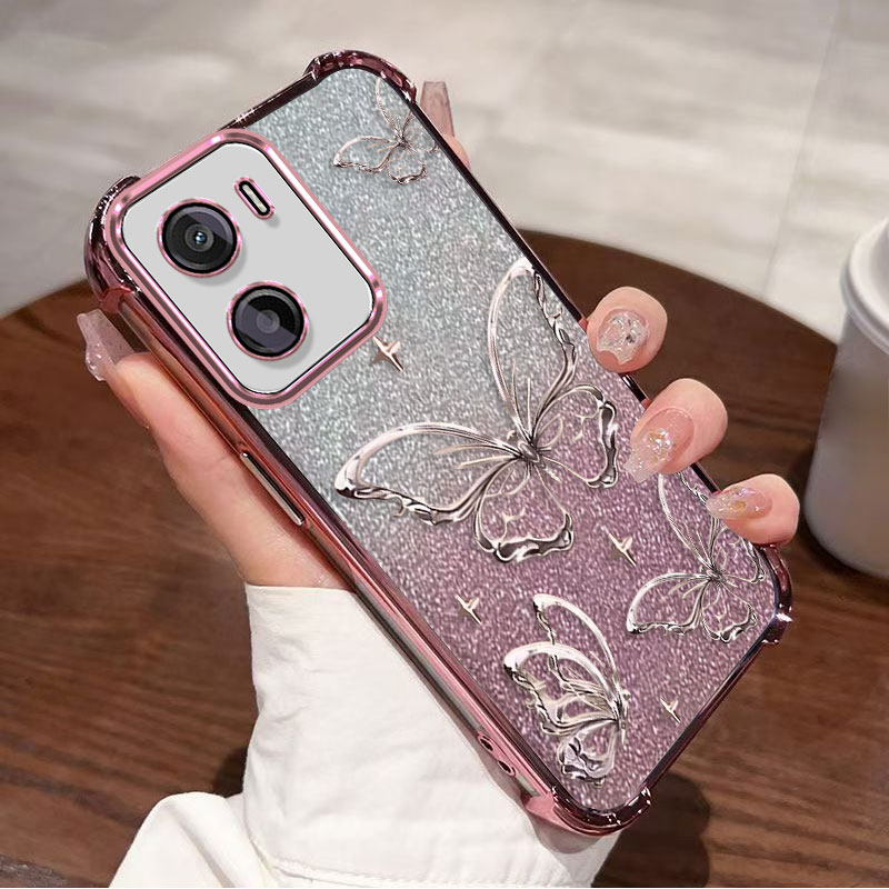 Glitter Plating Protective Cov - Glitter Shockproof Case ulasan dan harga