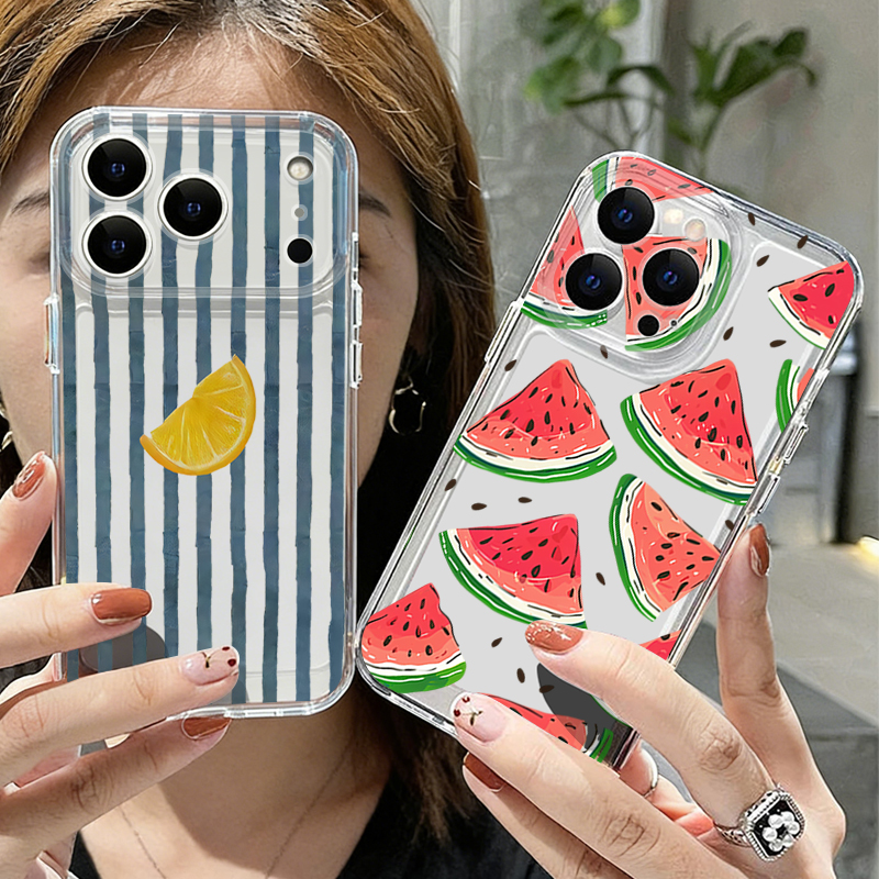 Watermelon Fruits Pattern Case - Phone Cases Transparent ulasan dan harga