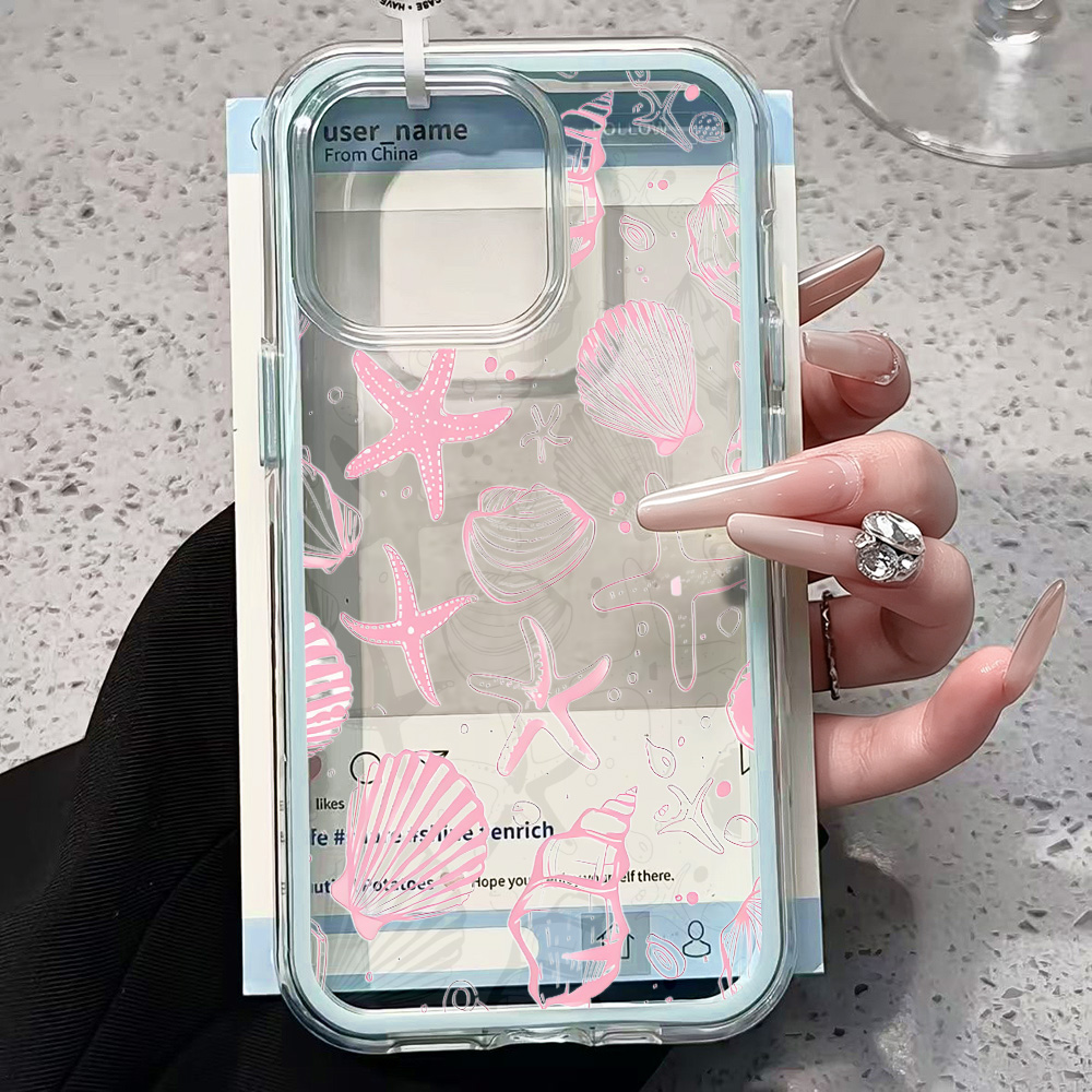 Summer Pink Seashell Clear Pho - Phone Cases Xr Iphone ulasan dan harga