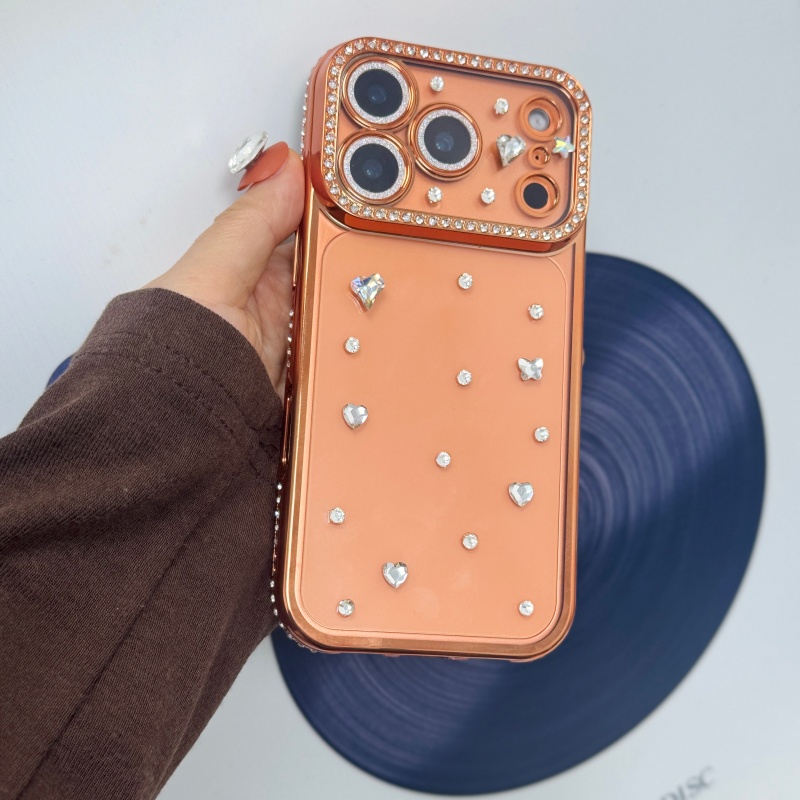 Handmade Jewelled Crystal Plat - Phone Cases Orange ulasan dan harga