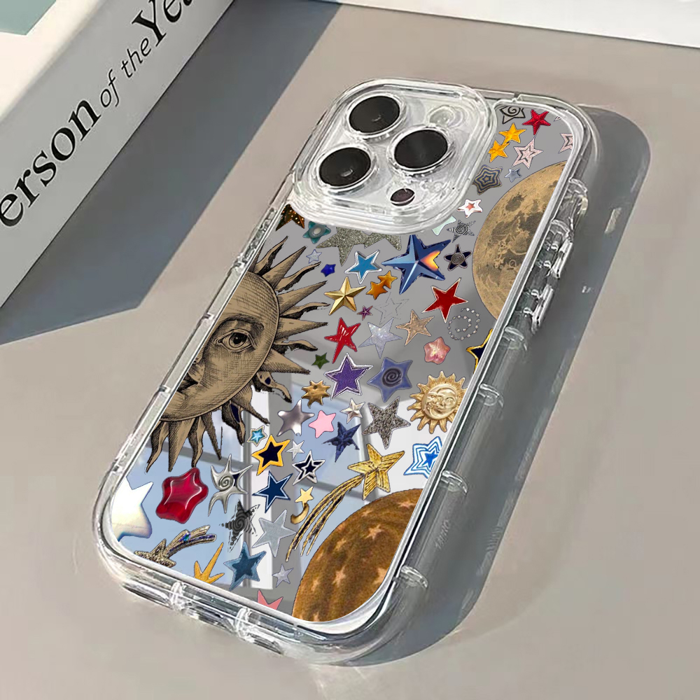 Celestial Gold Glitter Mirror  - Phone Cases Xr Iphone ulasan dan harga