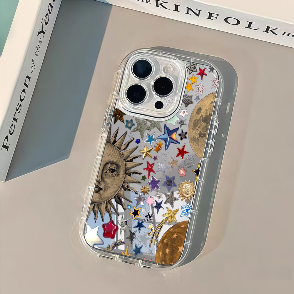 Celestial Gold Glitter Mirror  - Phone Cases Xr Iphone ulasan dan harga