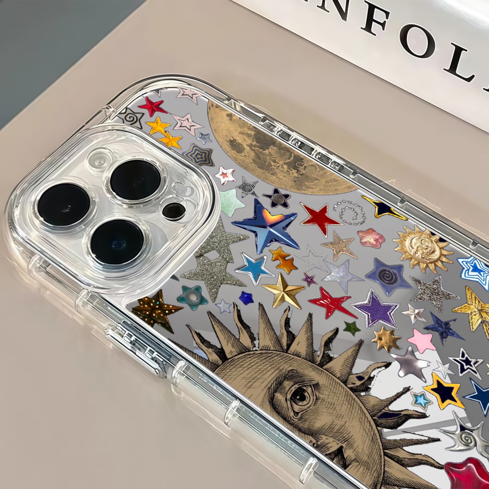 Celestial Gold Glitter Mirror  - Phone Cases Xr Iphone ulasan dan harga