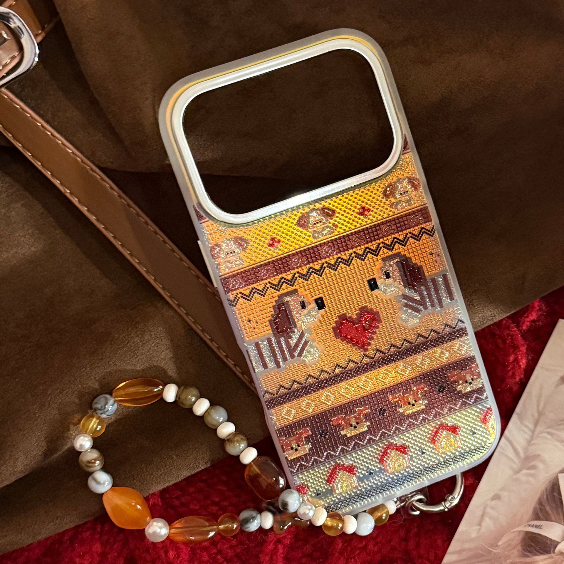 Korean Cartoon Puppy Pattern G - Glitter Shockproof Case ulasan dan harga