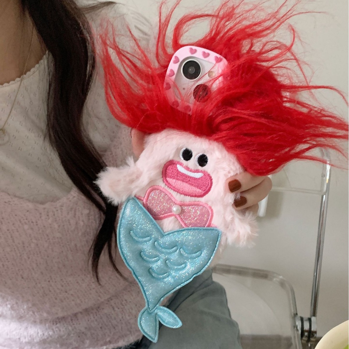 Plush Mermaid Phone Case For I - Phone Cases Ugly ulasan dan harga