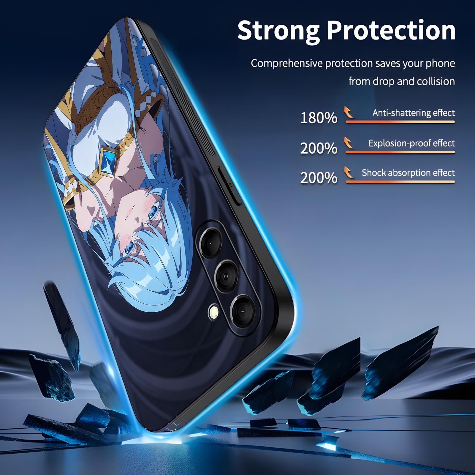 Wistoria Wand and Sword  Phone - Phone Cases Black ulasan dan harga