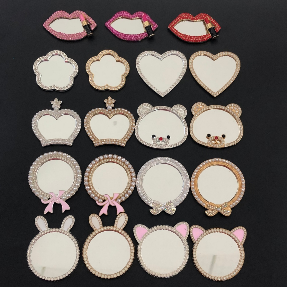 1pcs Luxury Rhinestone Mirror  - Phone Cases Junk ulasan dan harga