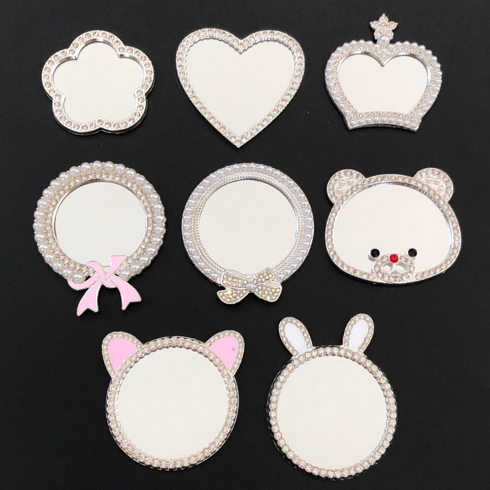 1pcs Luxury Rhinestone Mirror  - Phone Cases Junk ulasan dan harga