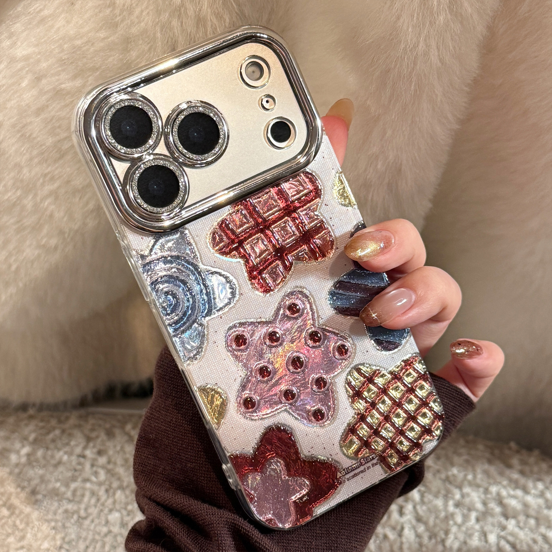 Korean Colorful Stars Glitter  - Glitter Shockproof Case ulasan dan harga
