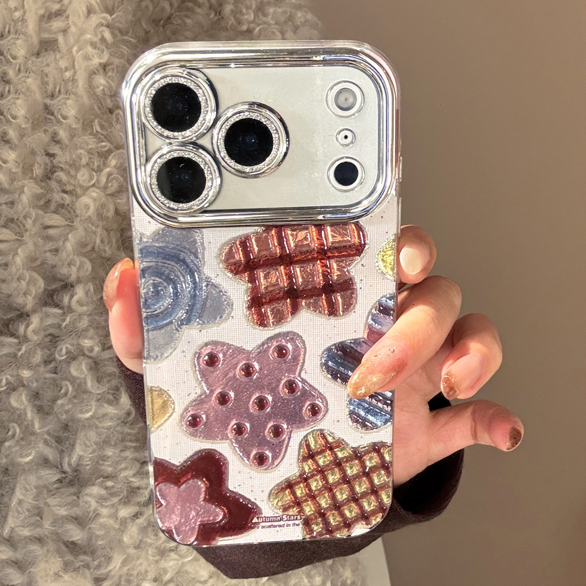 Korean Colorful Stars Glitter  - Glitter Shockproof Case ulasan dan harga