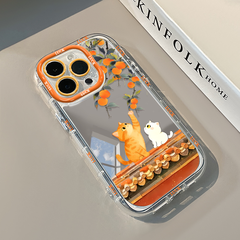 Thick Autumn Flavor Persimmon  - Phone Cases Orange ulasan dan harga