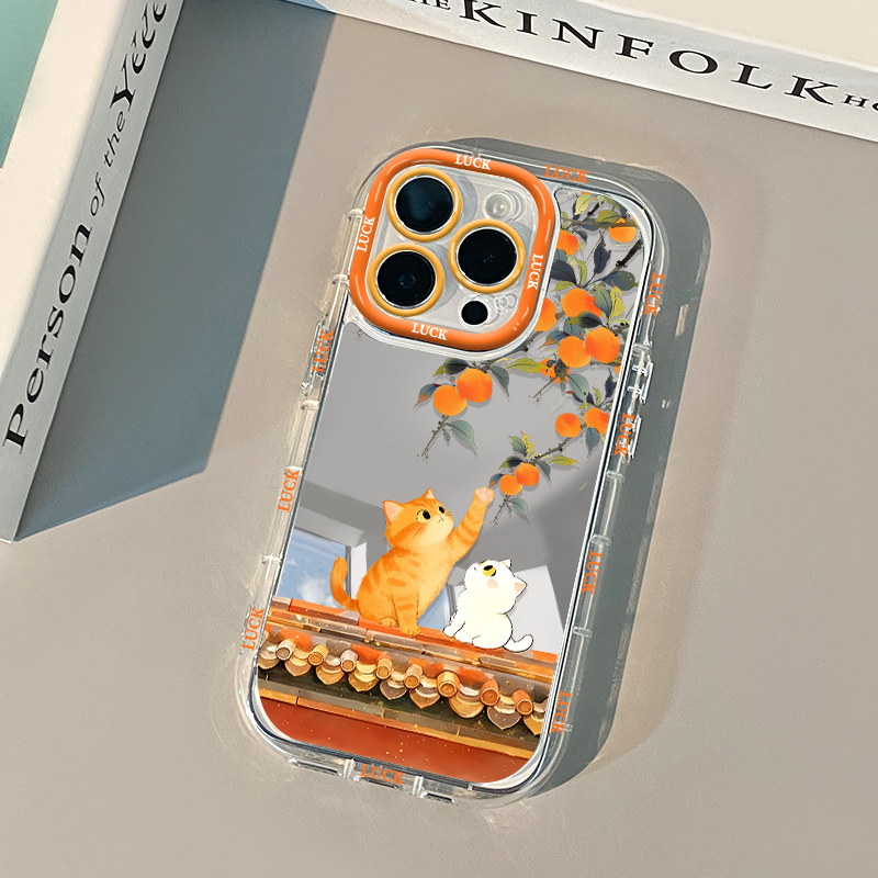 Thick Autumn Flavor Persimmon  - Phone Cases Orange ulasan dan harga