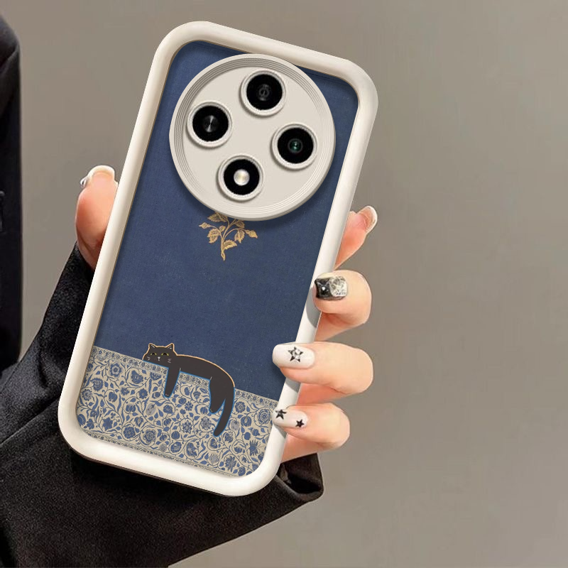 Artistic Cute Black Cat Stripe - Phone Cases Black ulasan dan harga