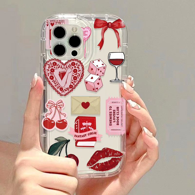 Korean Cute Cherry Bow Phone C - Phone Cases Cute Iphone 14 ulasan dan harga